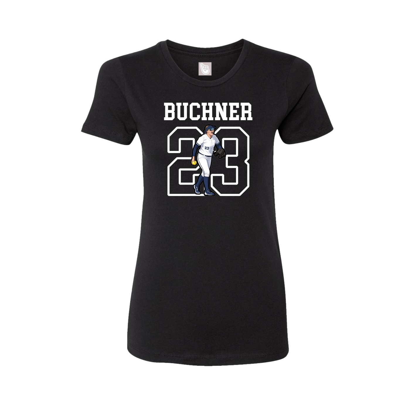 Fitted Women's Tee — Shirsey in Black