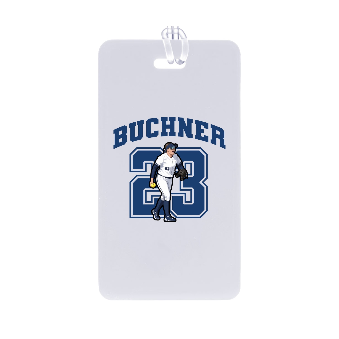 Bag Tag — Number in Classic