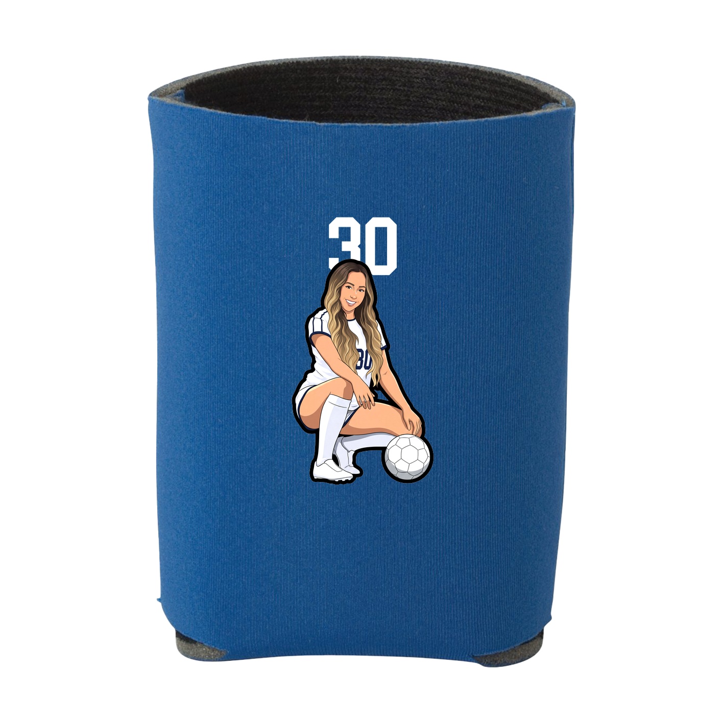 Can Holder — Number Top in Royal