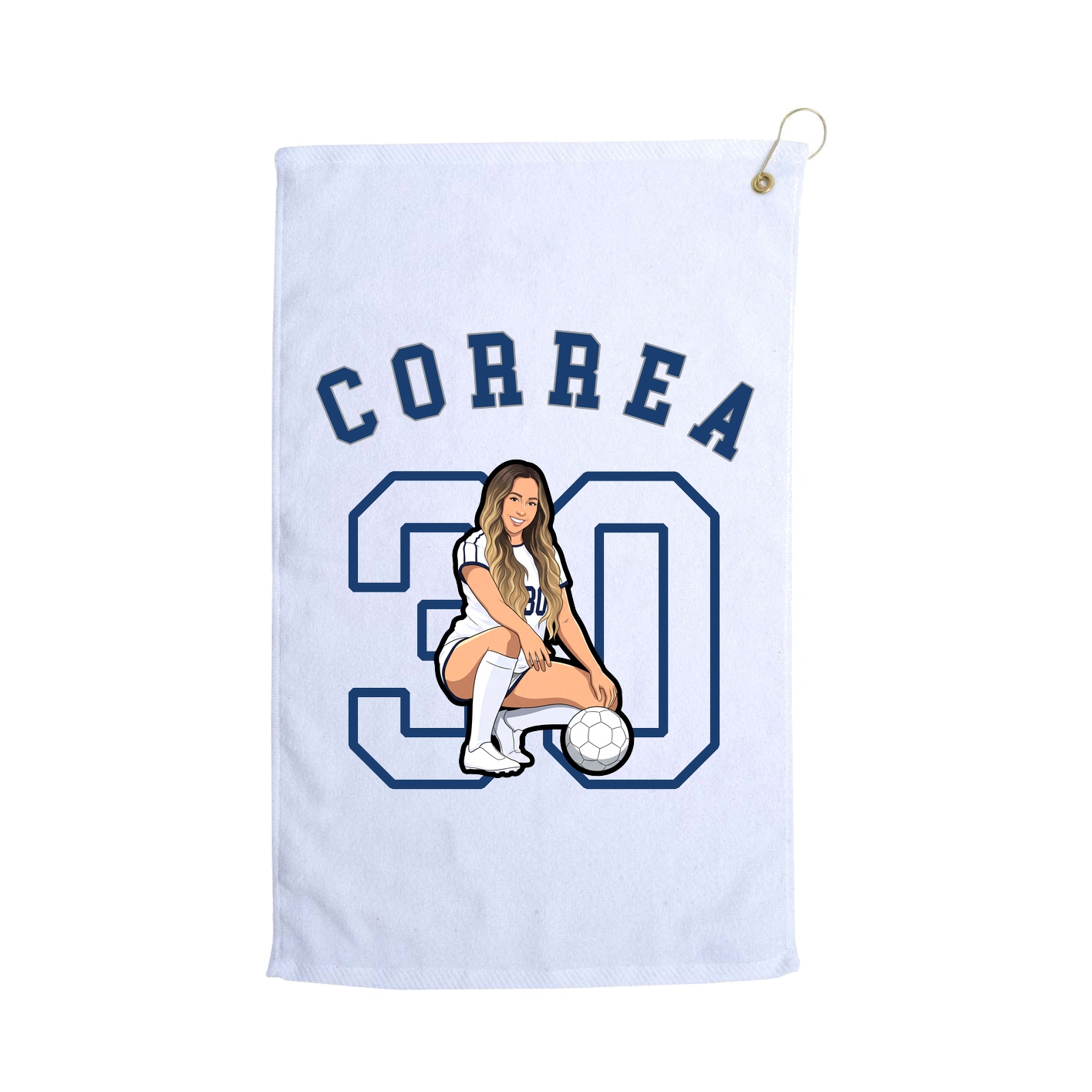 Golf Towel — Shirsey Arch in White