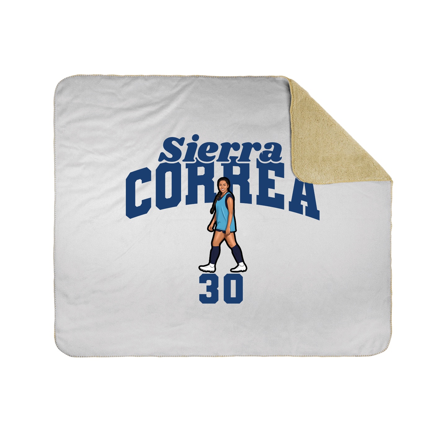 Throw Blanket — Signature Arch in White