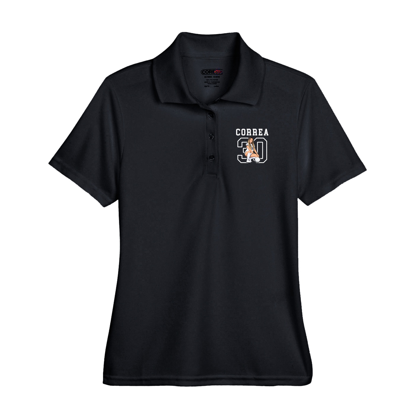 Performance Polo — Shirsey in Black