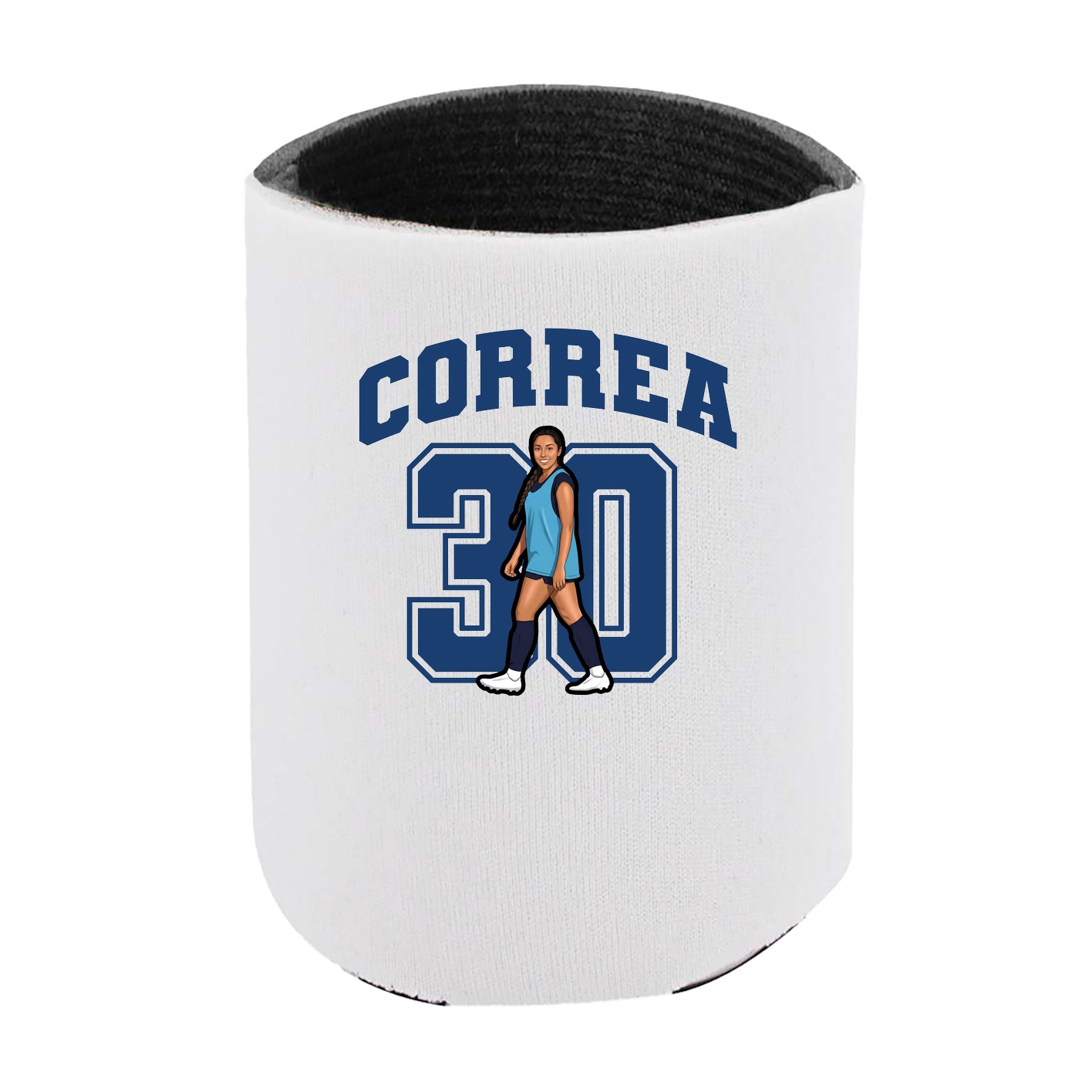 Can Holder — Number in White