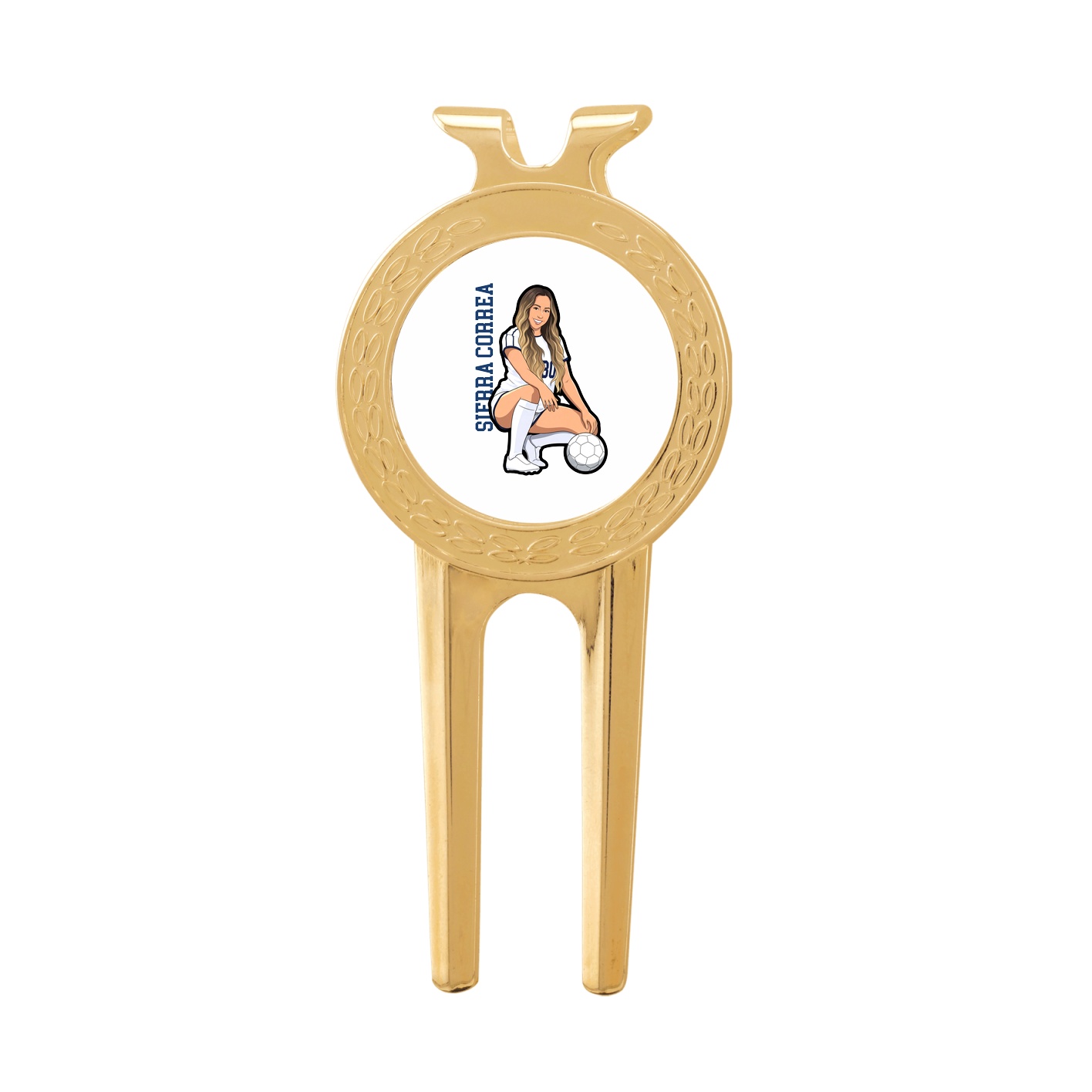 Divot Tool with Ball Marker — Name Vertical in Classic