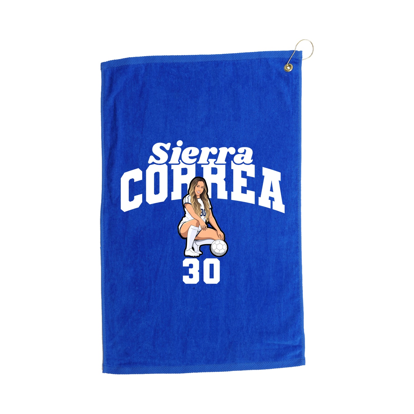 Golf Towel — Signature Arch in Royal