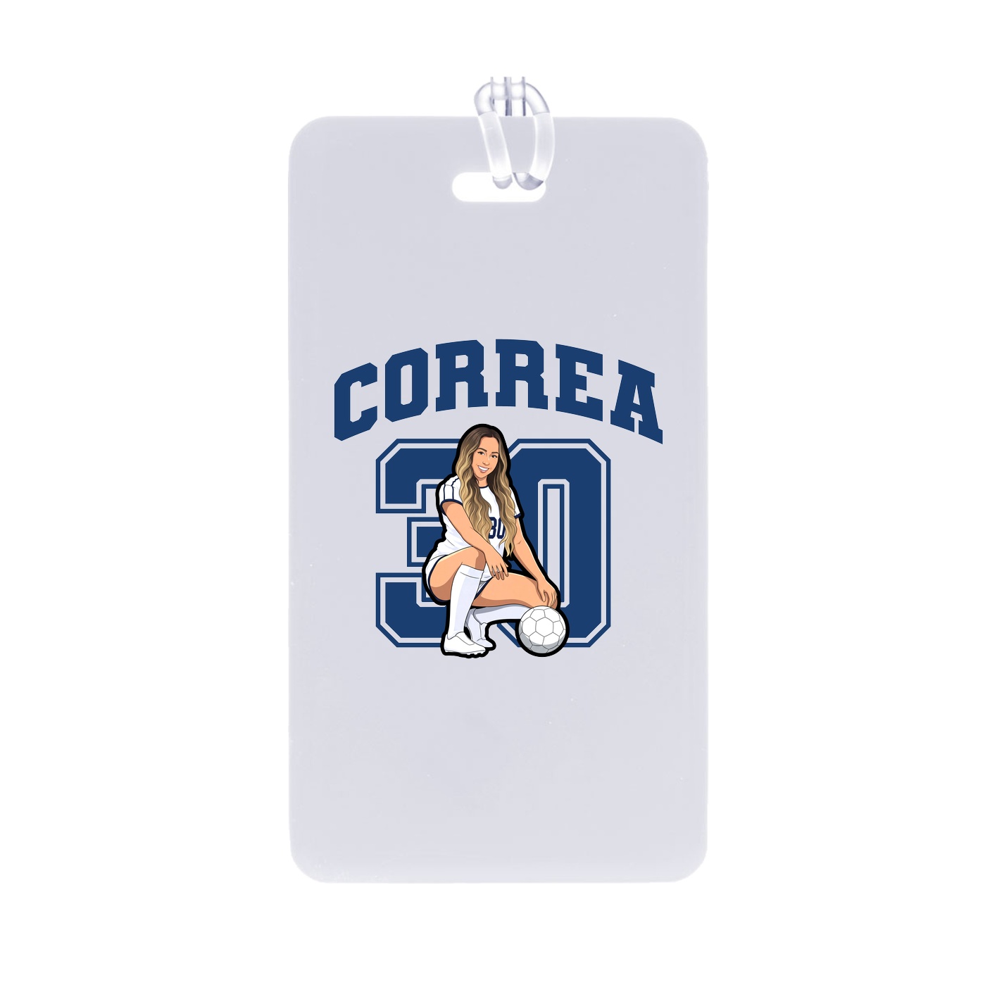 Bag Tag — Number in Classic