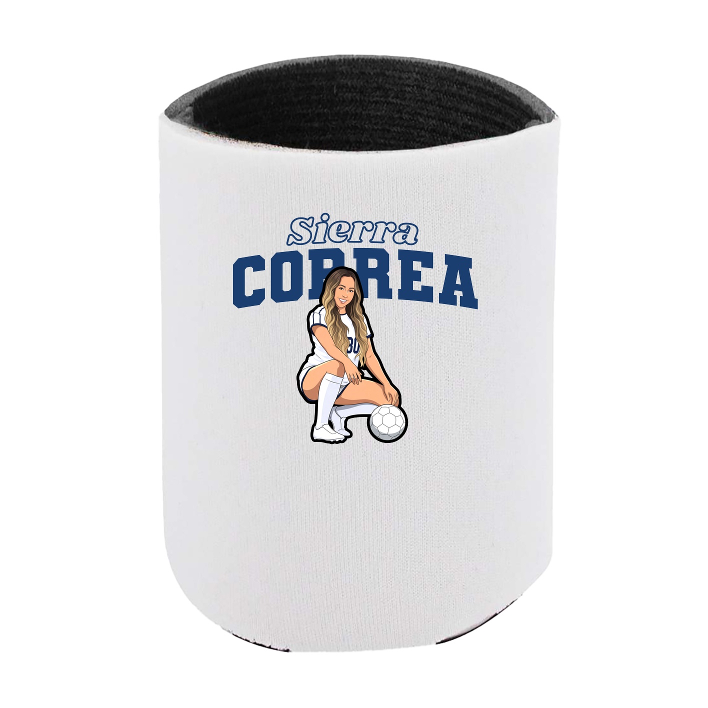 Can Holder — Name Arch in White