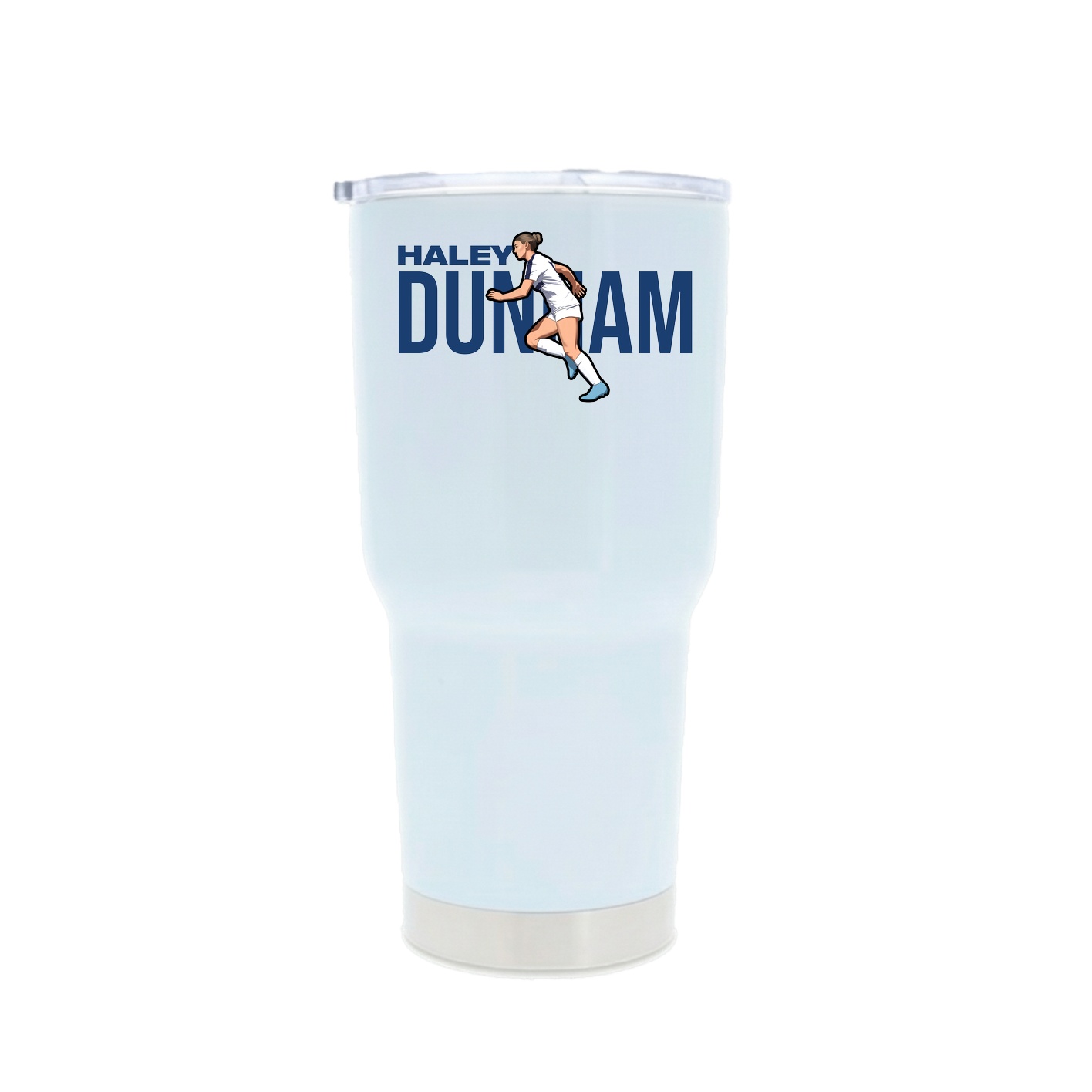 30oz Stainless Steel Tumbler — Player Name in White