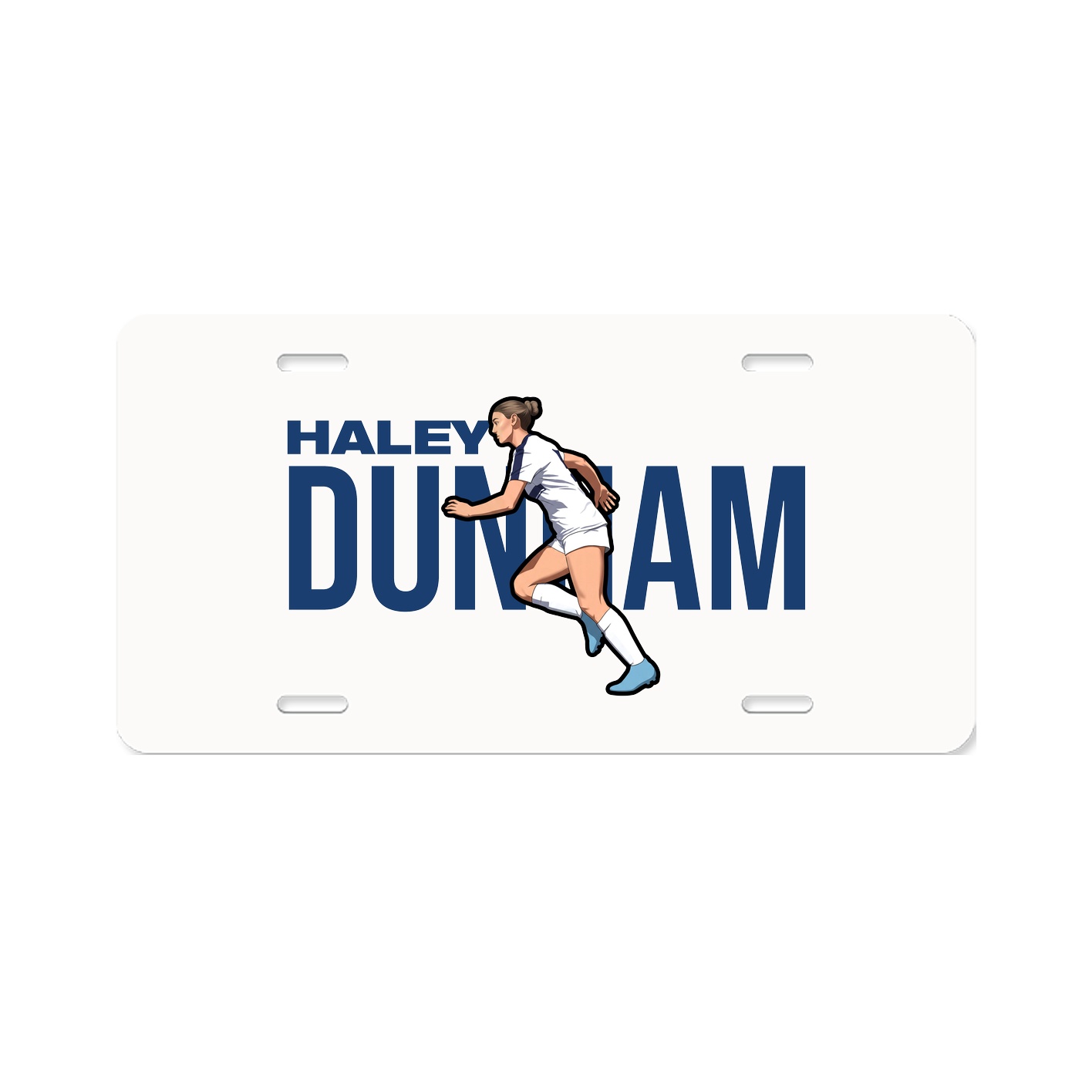 License Plate — Player Name in Classic