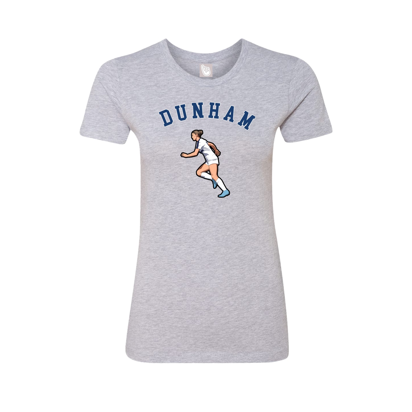 Fitted Women's Tee — Shirsey Arch in Grey