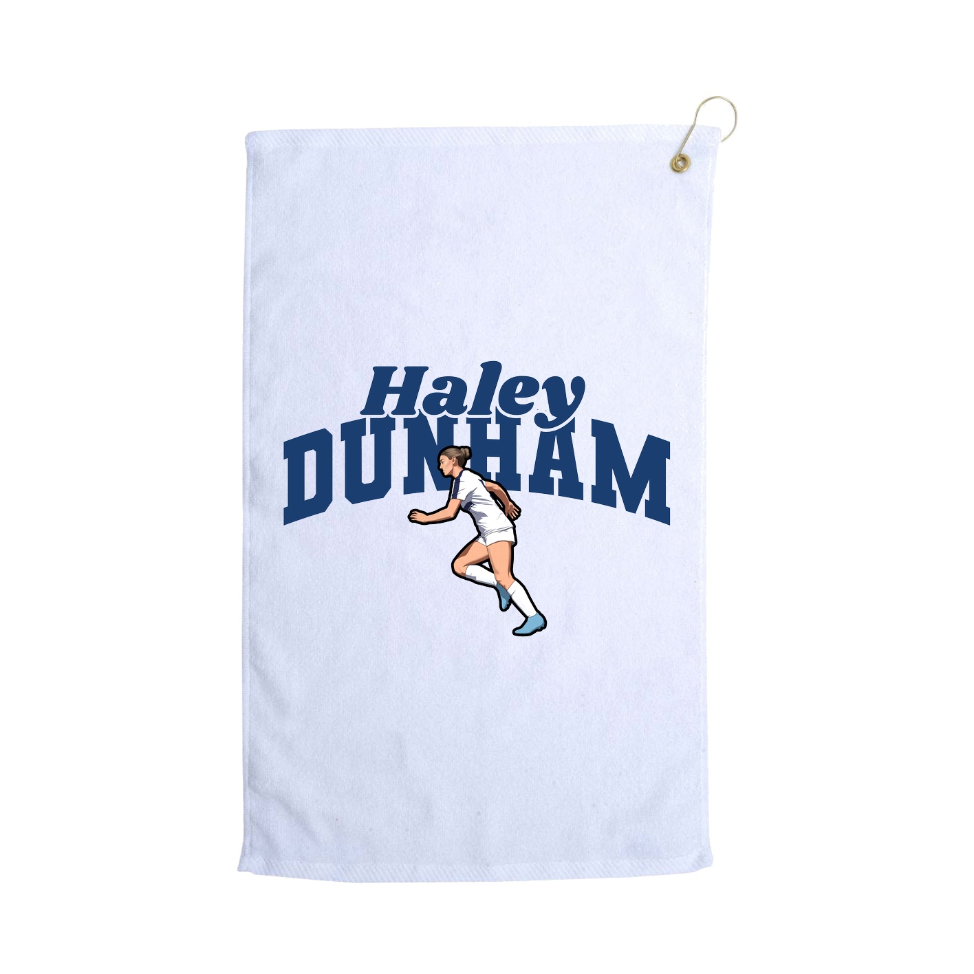 Golf Towel — Signature Arch in White
