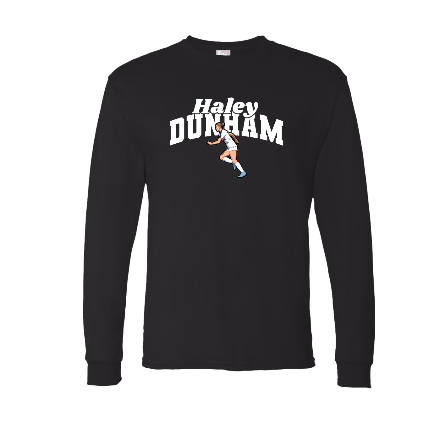Long Sleeve Tee — Signature Arch in Black