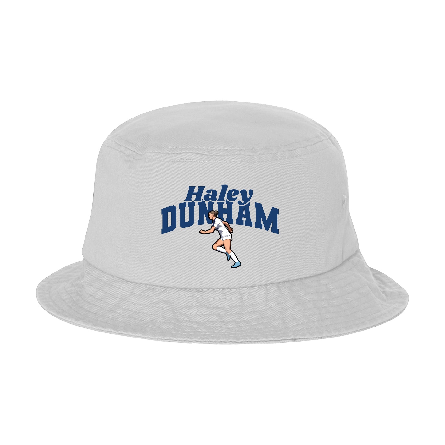 Bucket Cap — Signature Arch in White