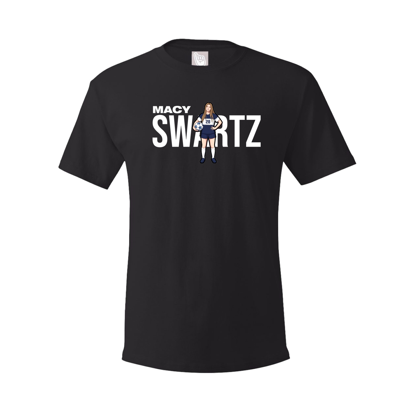 Youth Tee — Player Name in Black