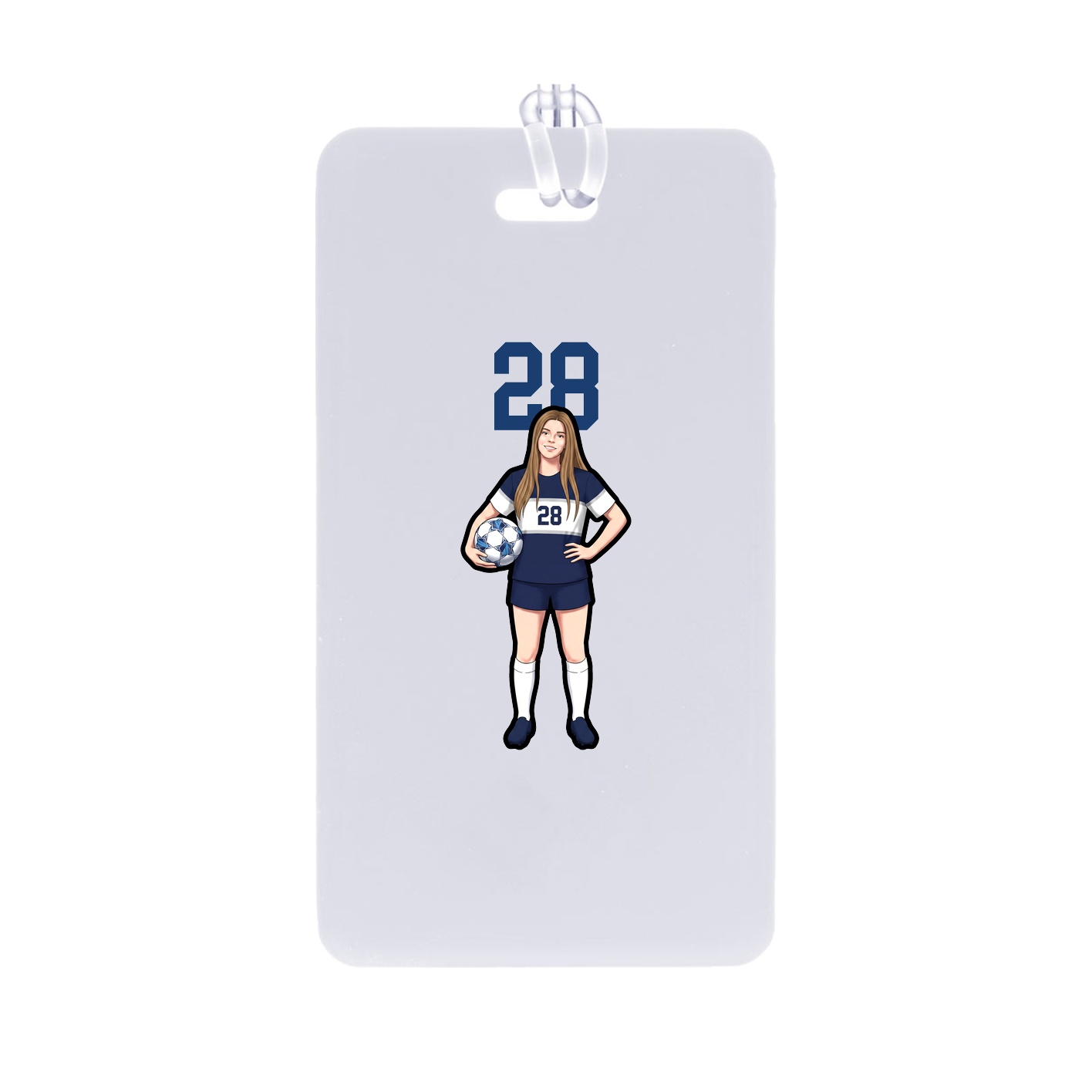 Bag Tag — Number Top in Classic