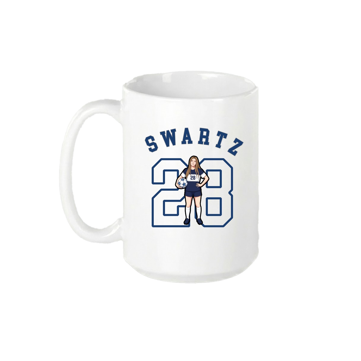 15oz Coffee Mug — Shirsey Arch in White
