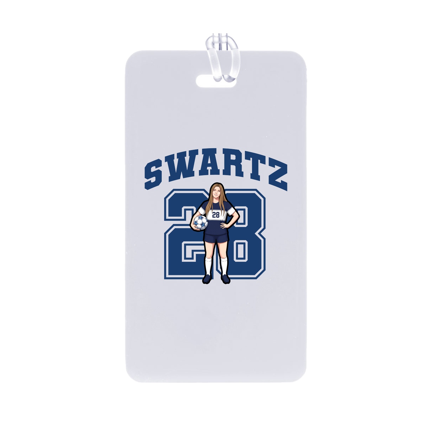 Bag Tag — Number in Classic