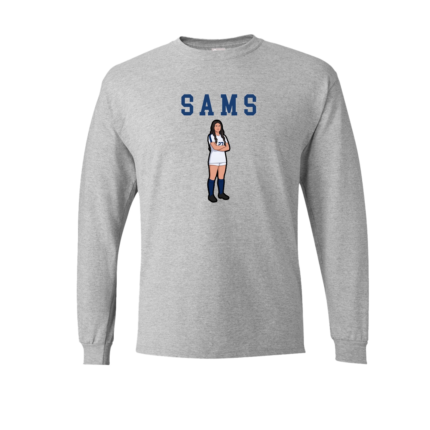 Long Sleeve Tee — Shirsey in Grey
