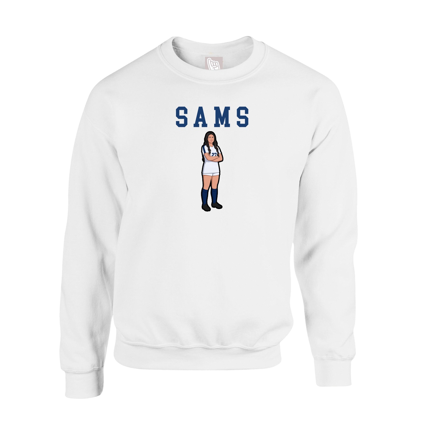 Fleece Crew — Shirsey in White