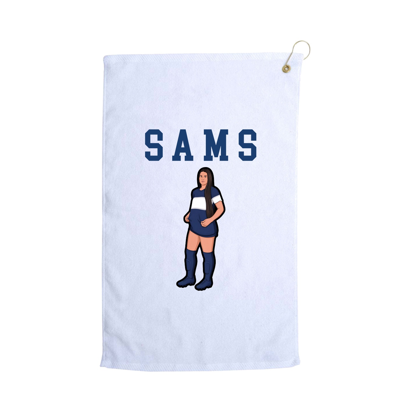 Golf Towel — Shirsey in White