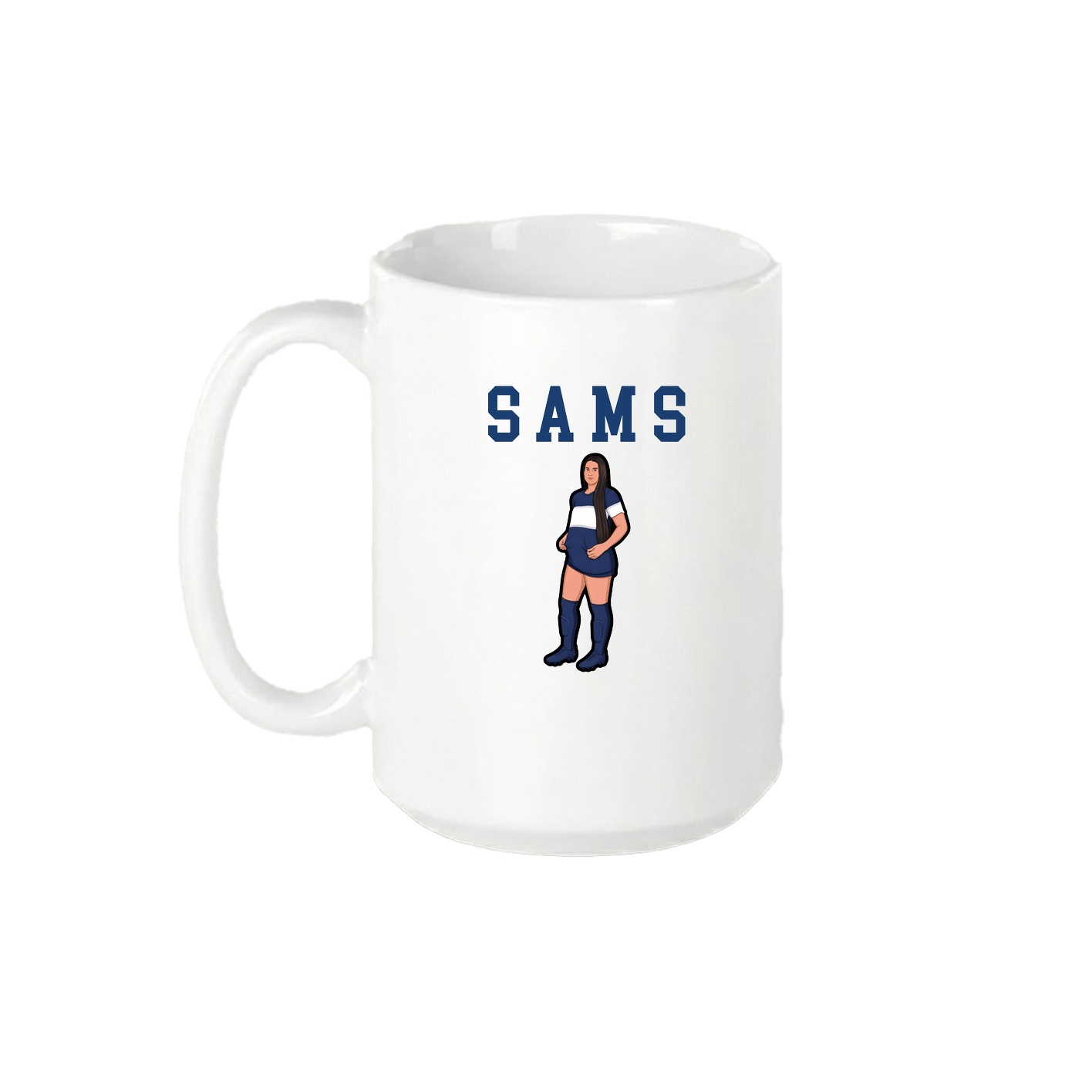 15oz Coffee Mug — Shirsey in White