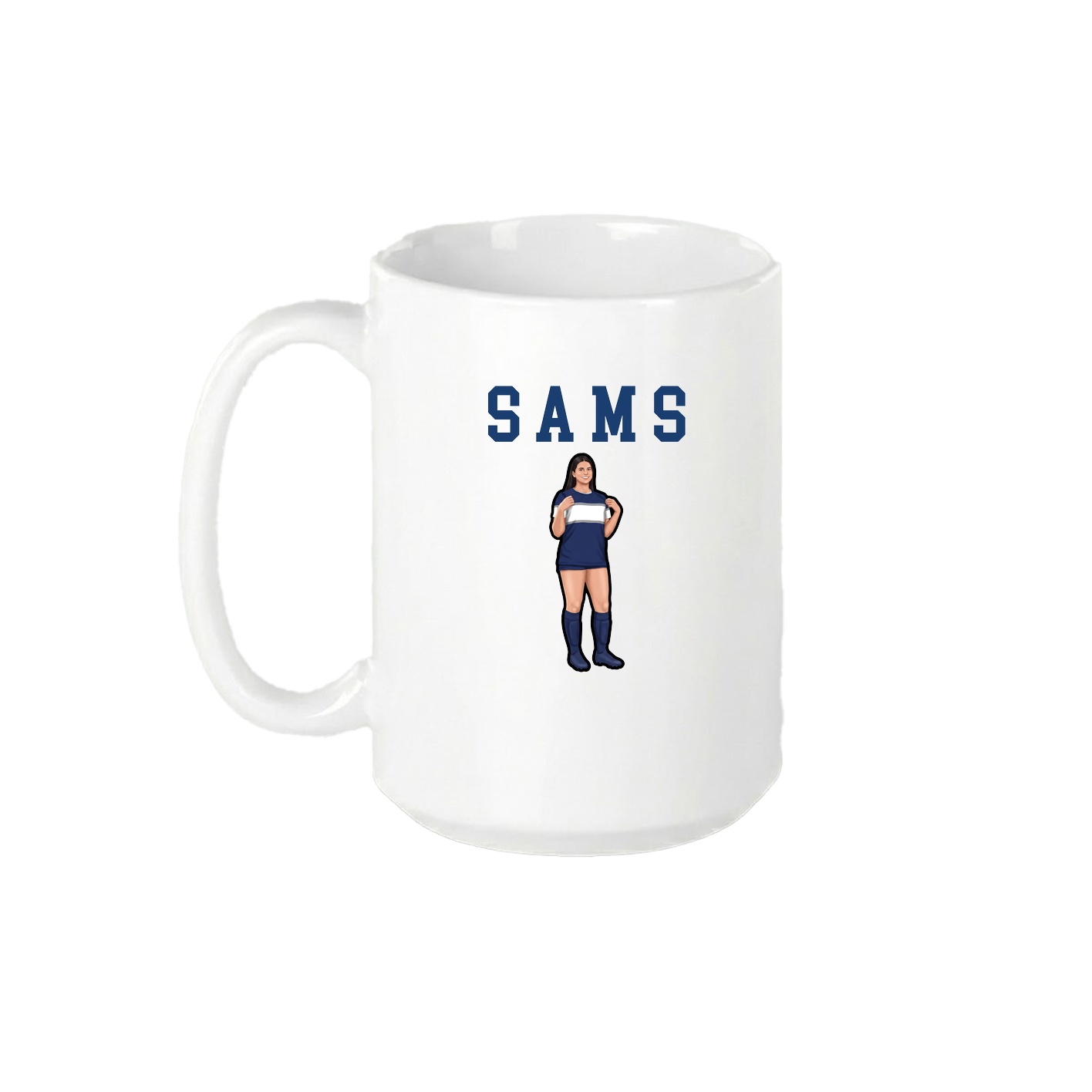 15oz Coffee Mug — Shirsey in White
