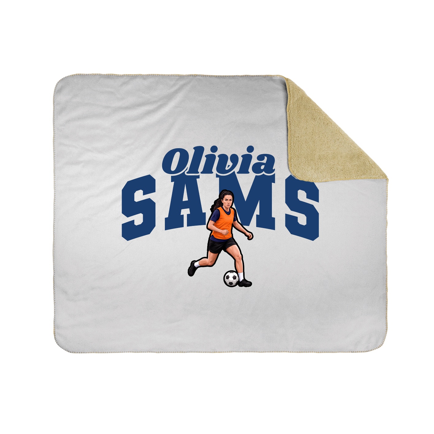 Throw Blanket — Signature Arch in White