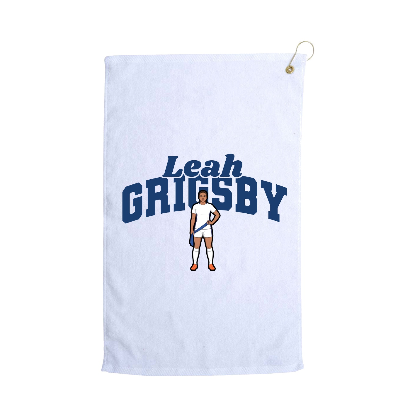Golf Towel — Signature Arch in White