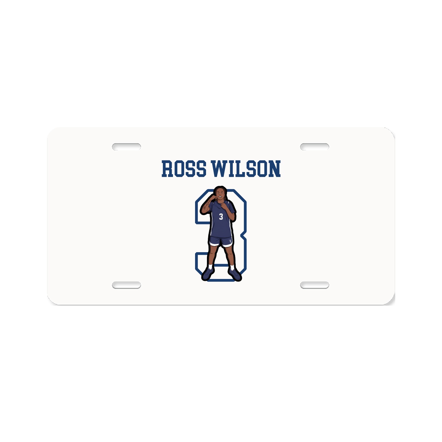 License Plate — Shirsey in Classic