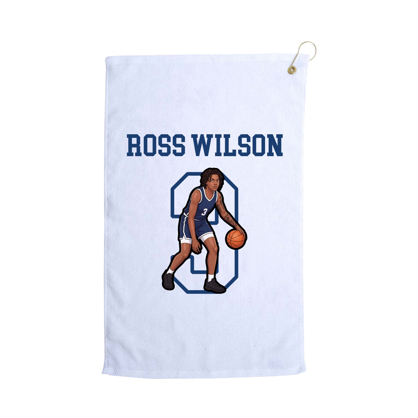 Golf Towel — Shirsey in White