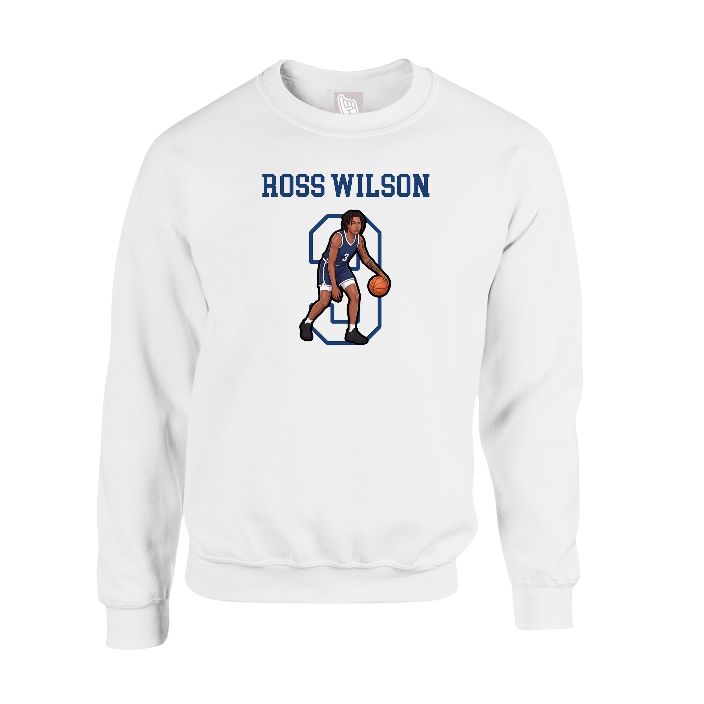 Fleece Crew — Shirsey in White