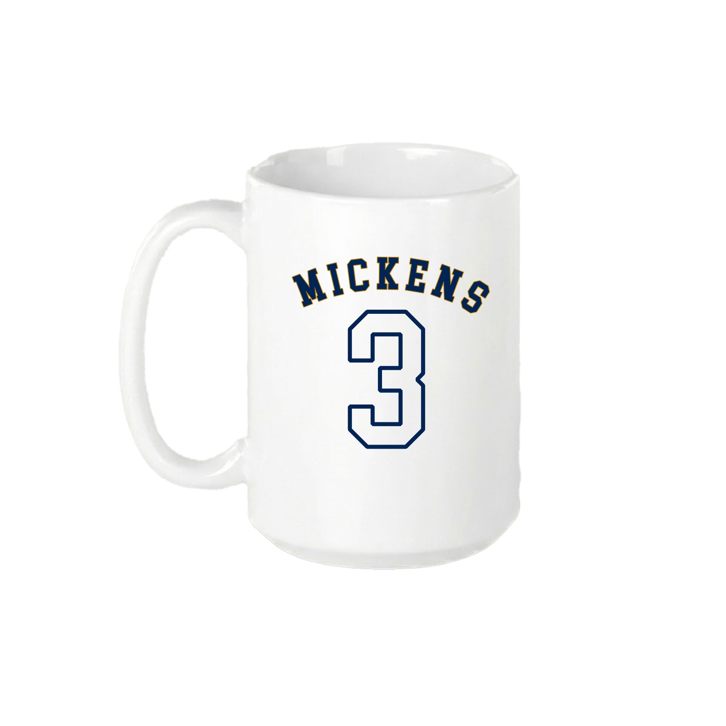 15oz Coffee Mug — Shirsey Arch in White