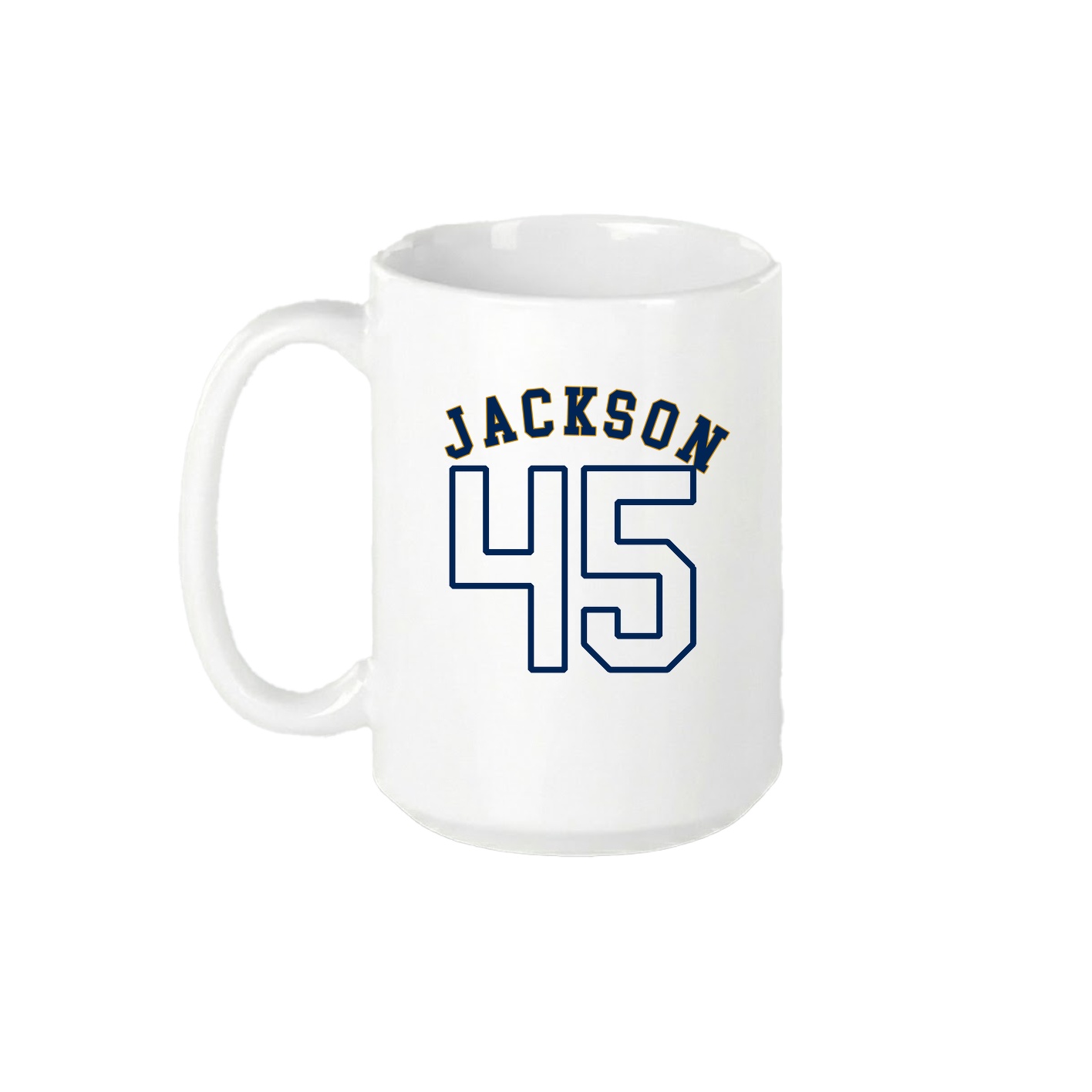 15oz Coffee Mug — Shirsey Arch in White