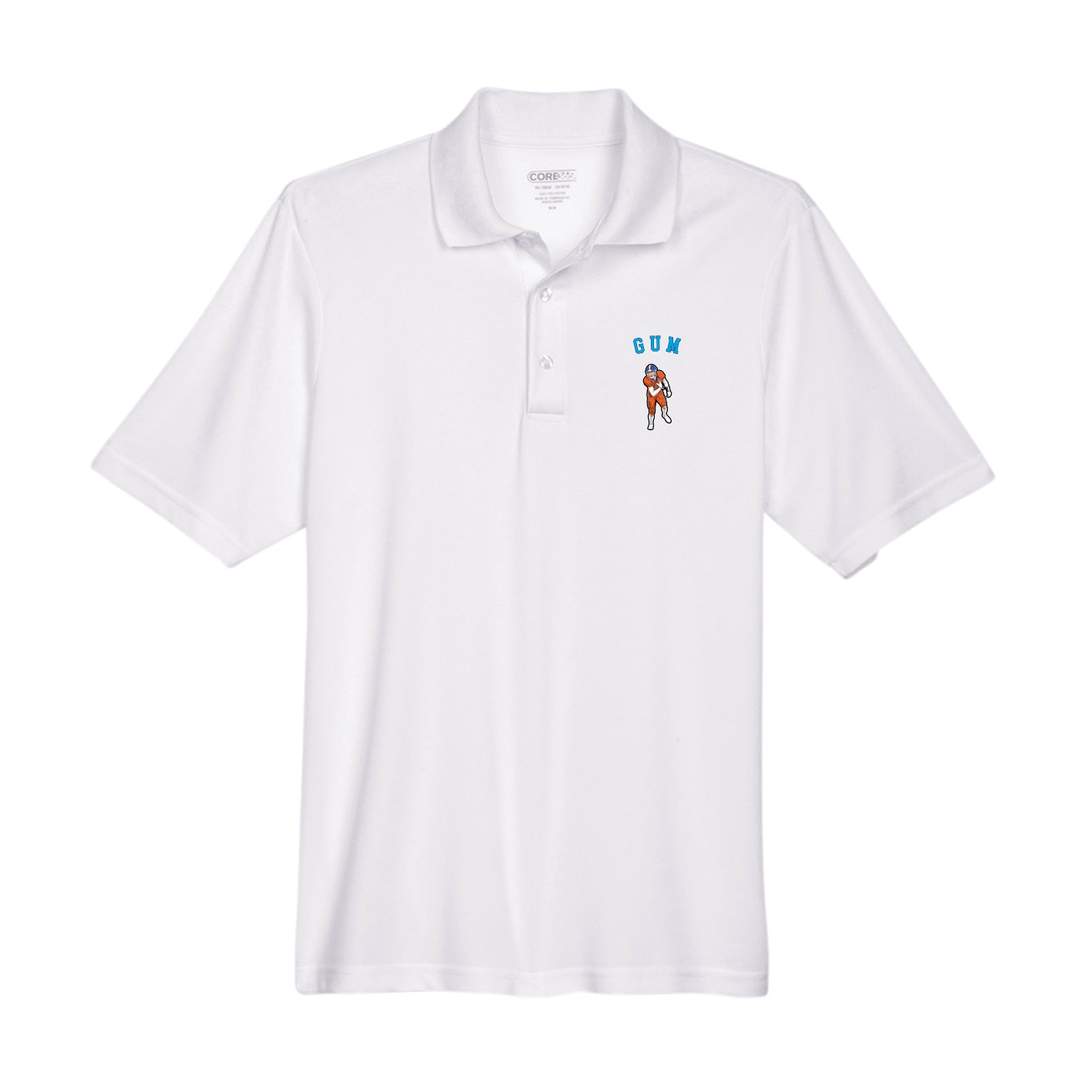 Performance Polo — Shirsey Arch in White
