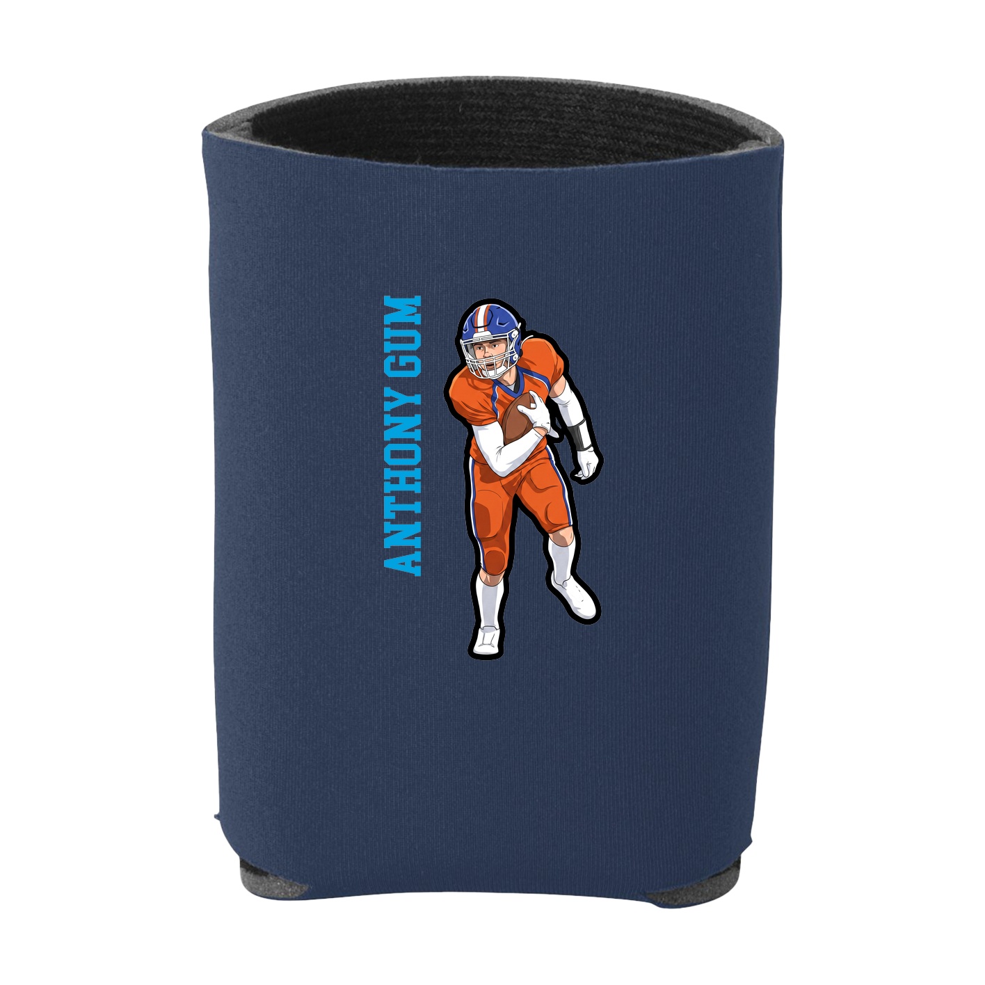 Can Holder — Name Vertical in Navy