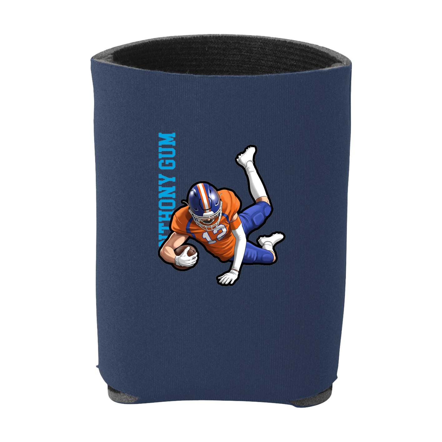Can Holder — Name Vertical in Navy