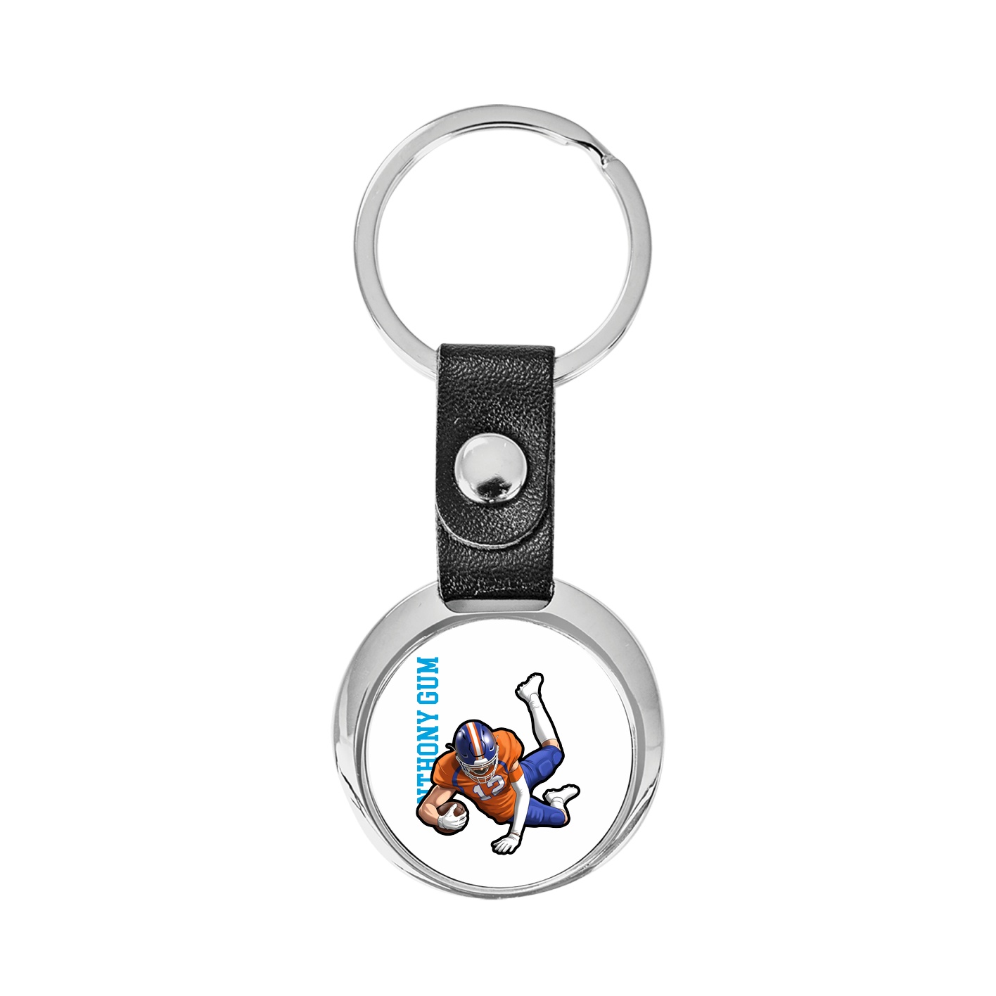 Key Chain — Name Vertical in Classic