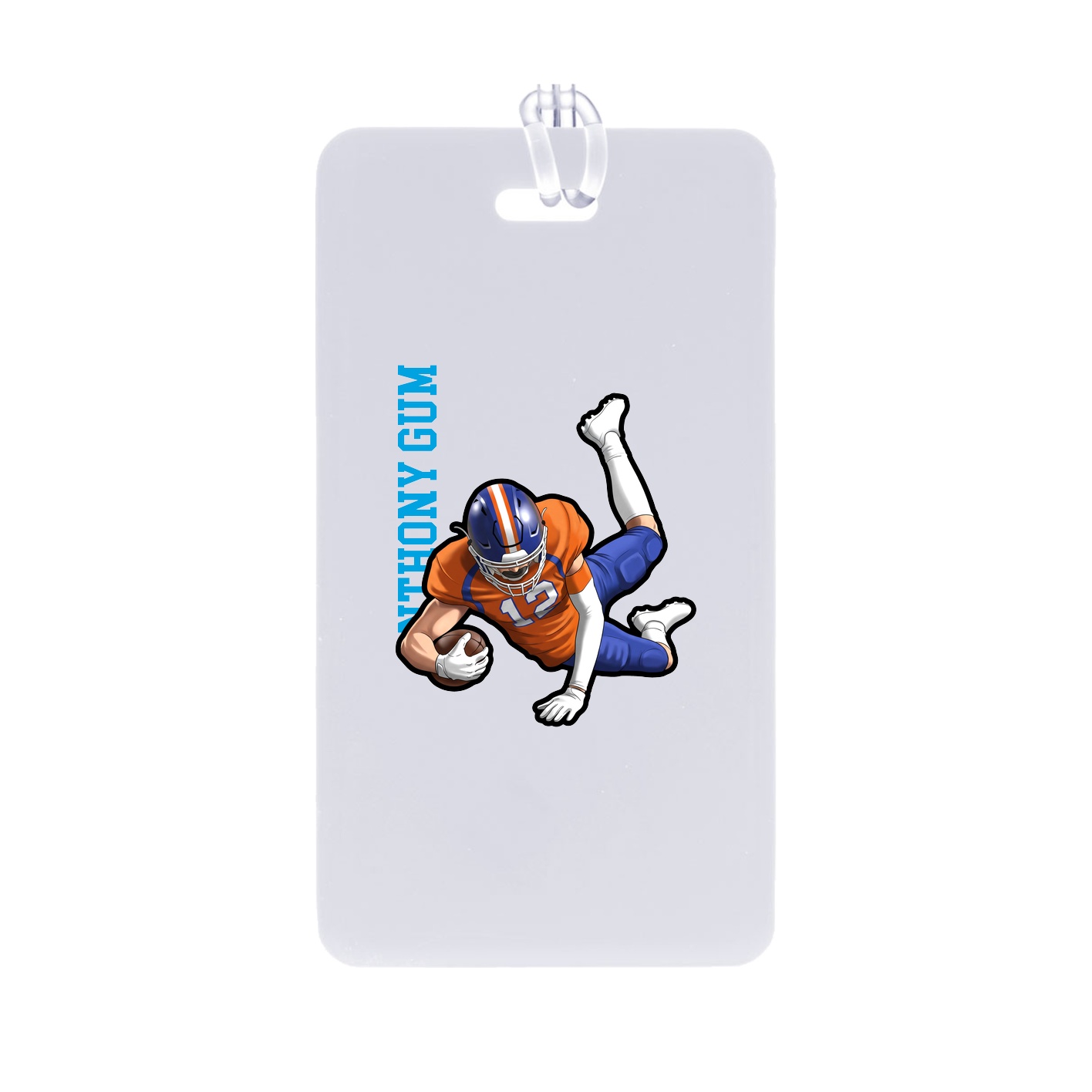 Bag Tag — Name Vertical in Classic