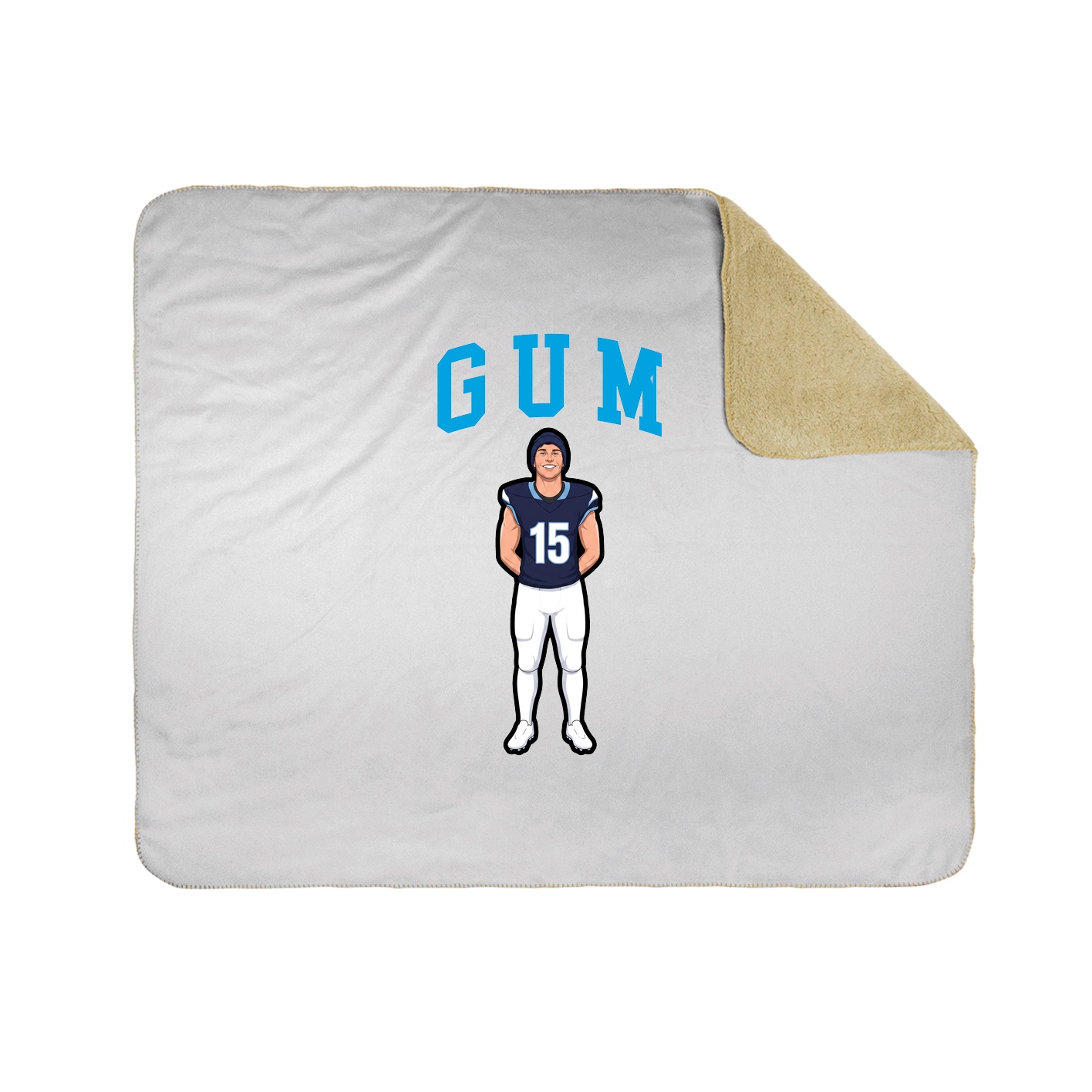 Throw Blanket — Shirsey in White