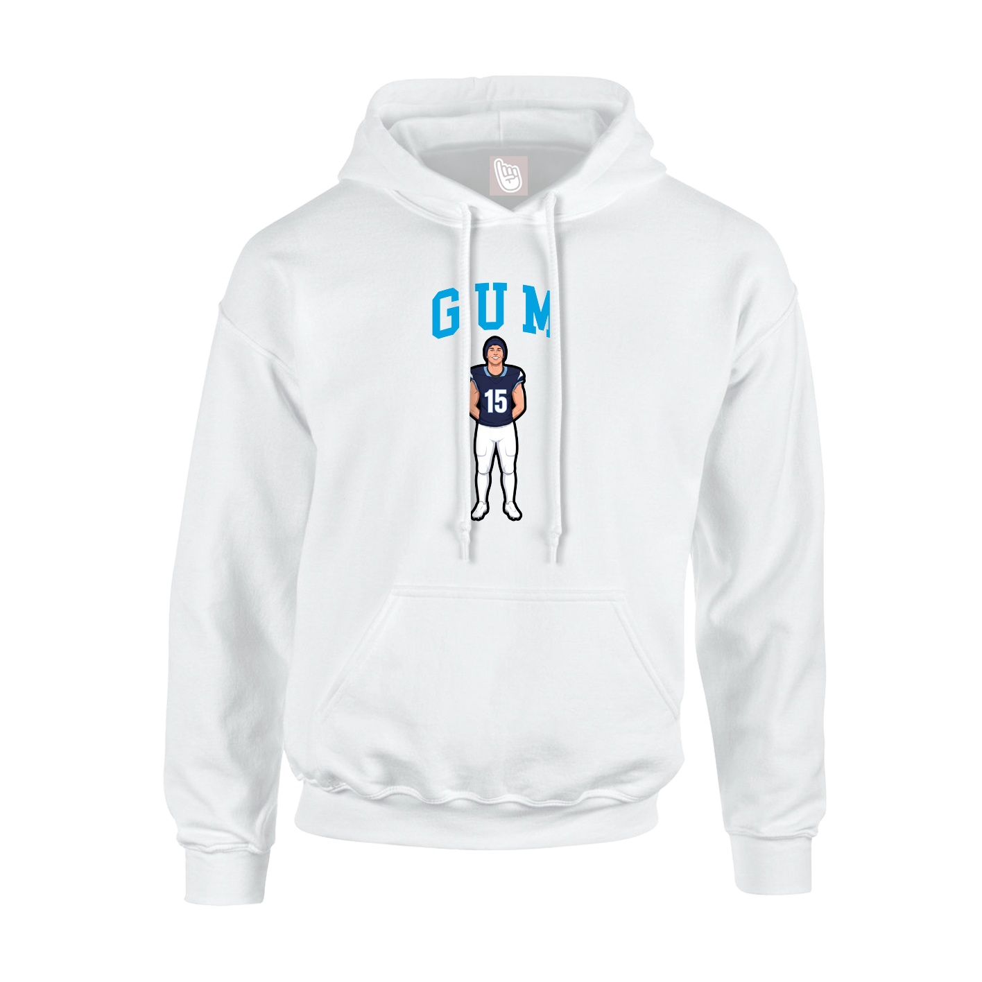 Hoodie — Shirsey in White