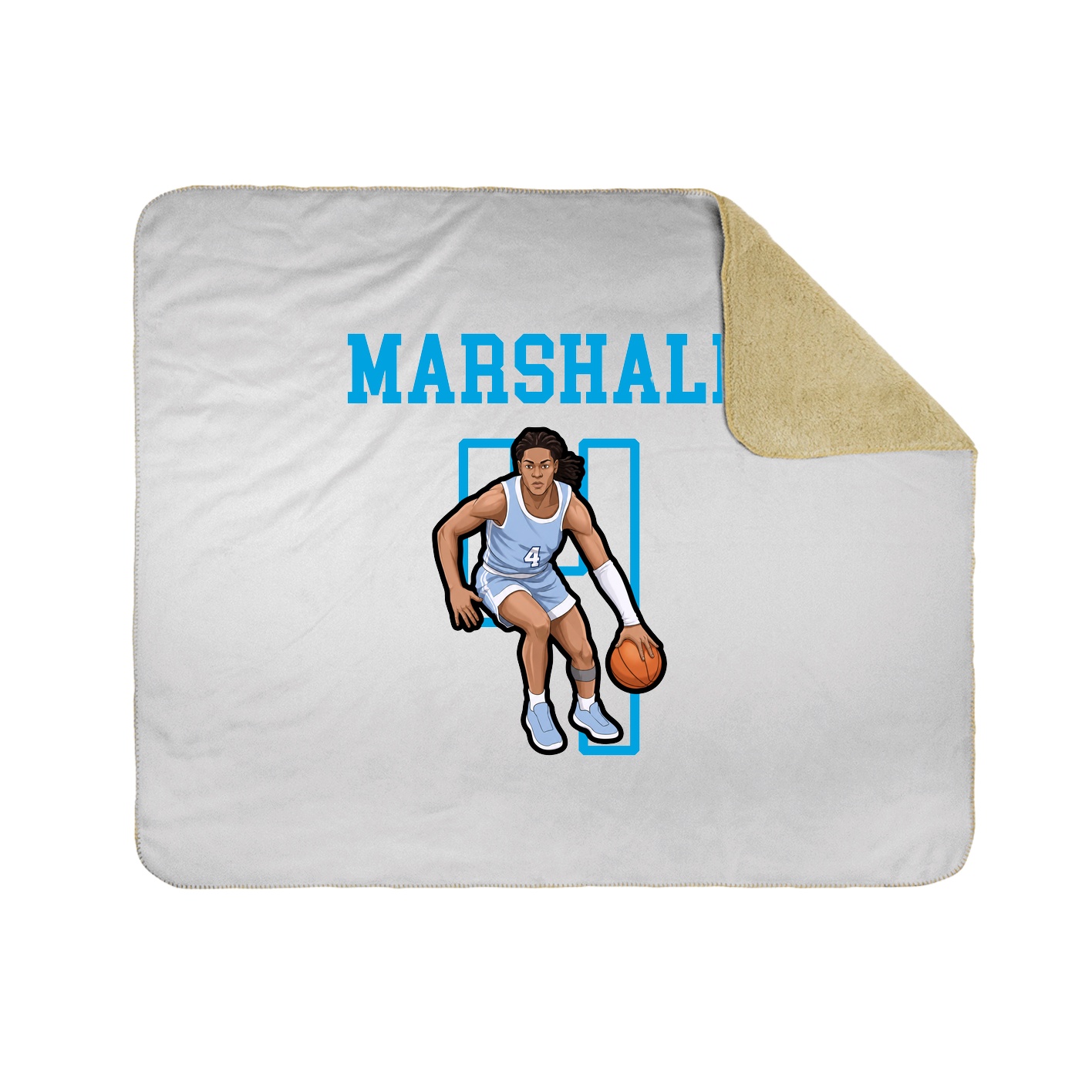 Throw Blanket — Shirsey in White