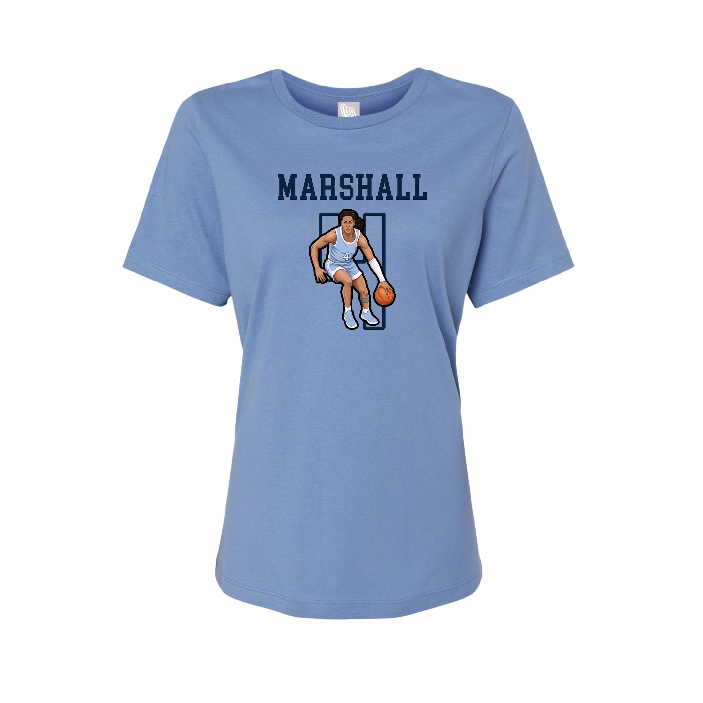 Fitted Women's Tee — Shirsey in Powder Blue