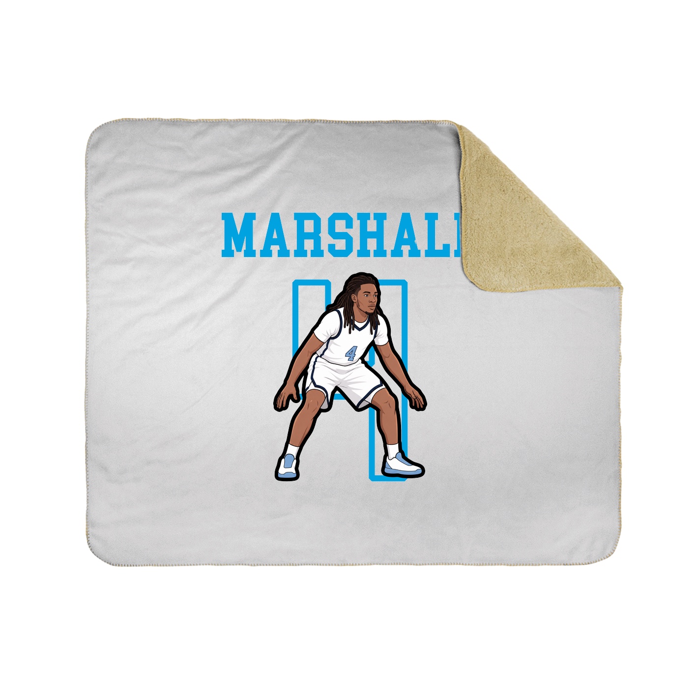 Throw Blanket — Shirsey in White