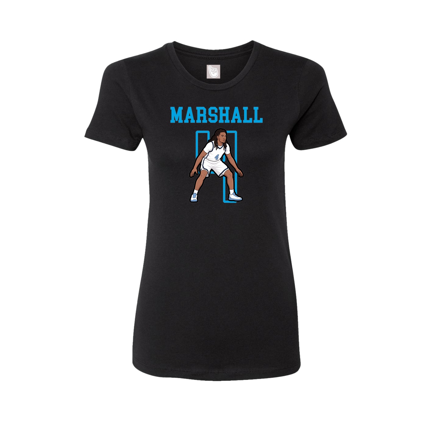 Fitted Women's Tee — Shirsey in Black