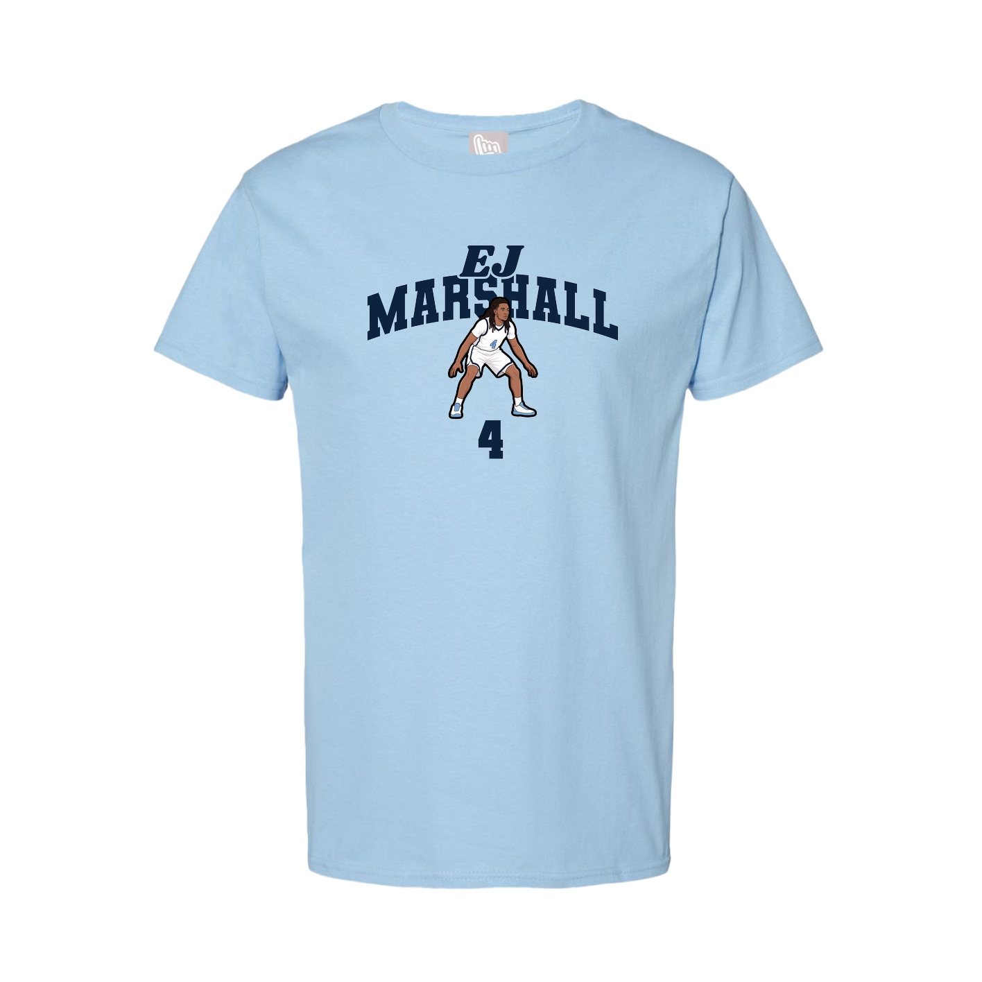 Youth Tee — Signature Arch in Light Blue
