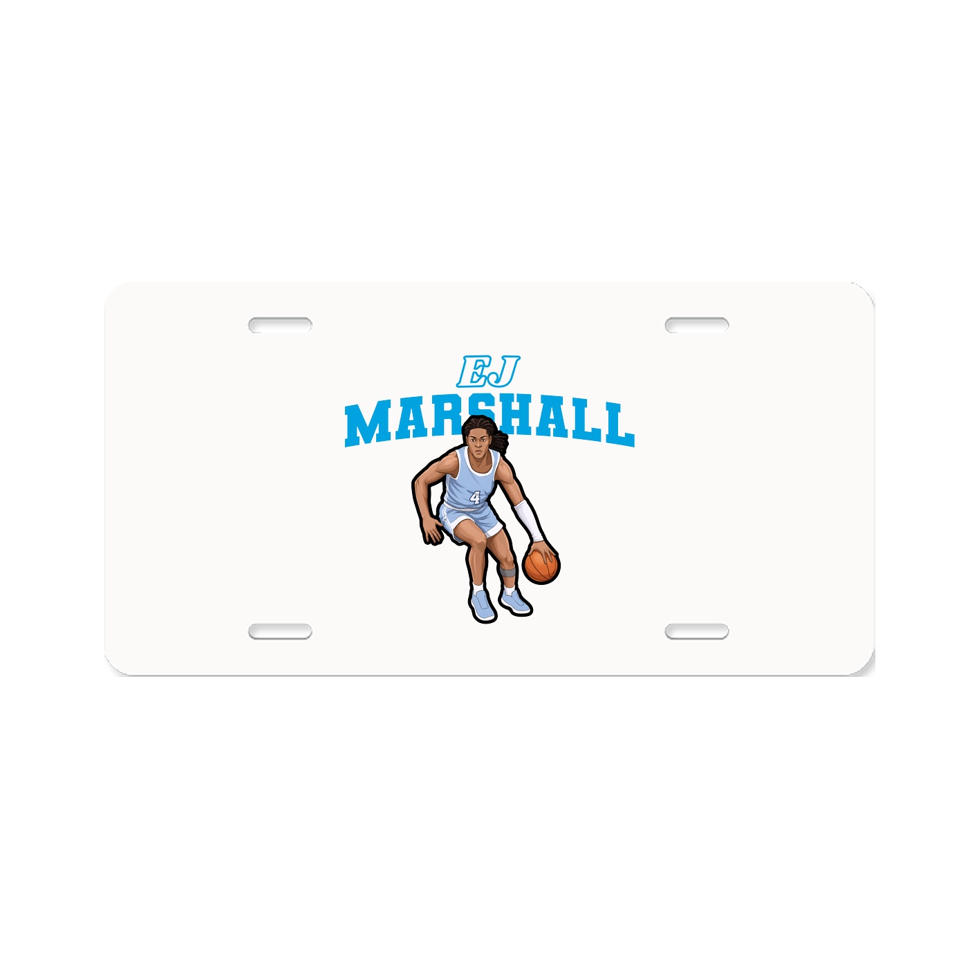 License Plate — Name Arch in Classic