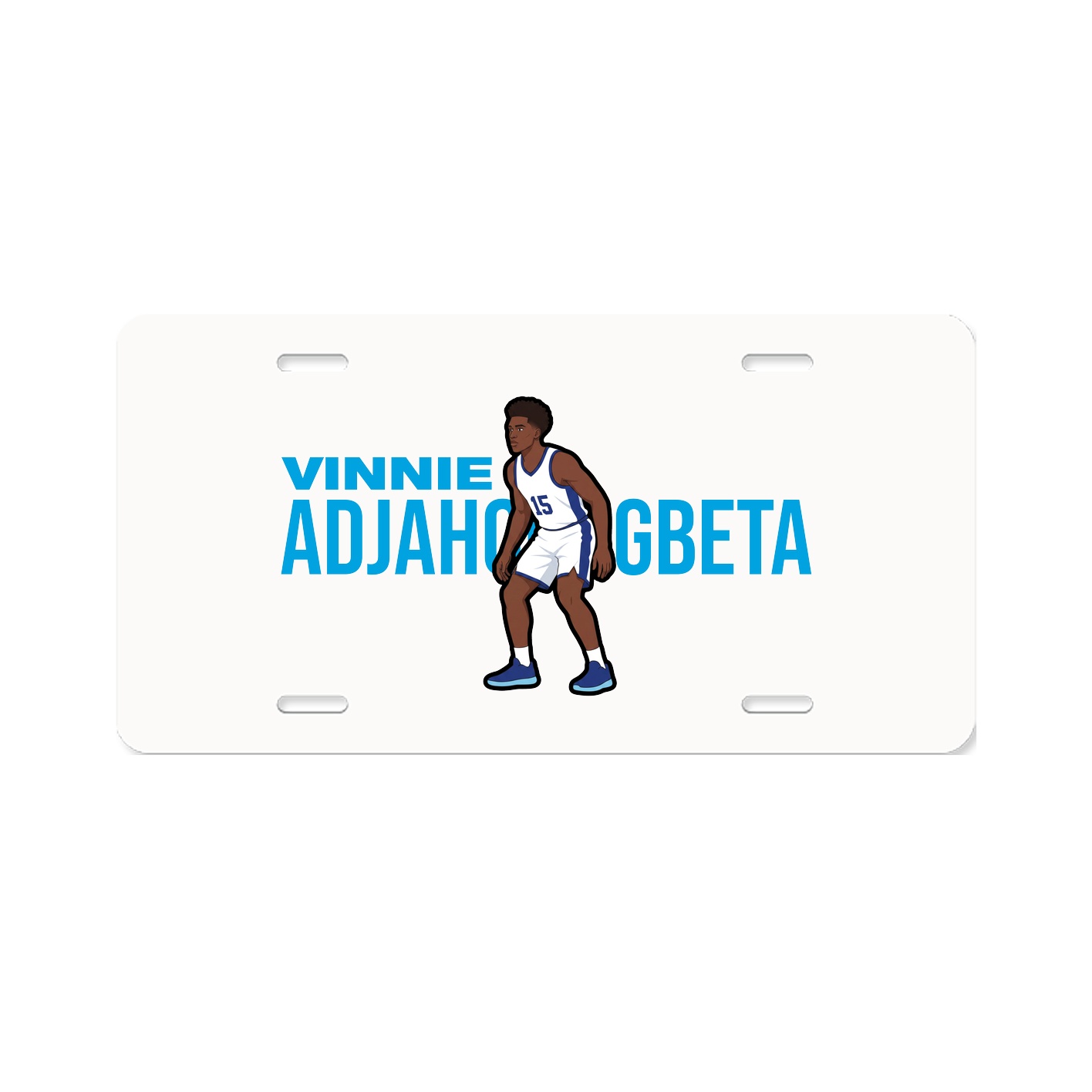 License Plate — Player Name in Classic