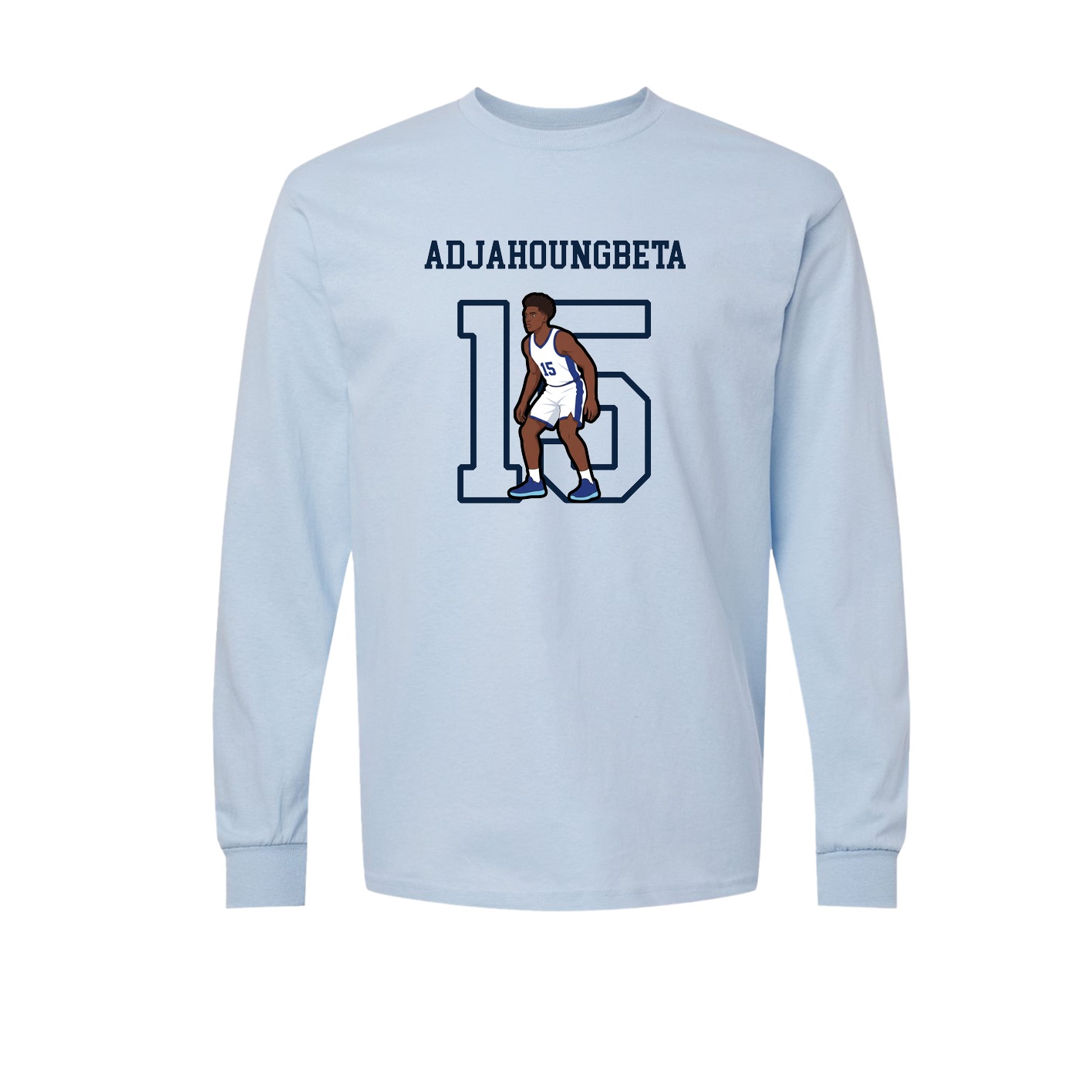 Long Sleeve Tee — Shirsey in Light Blue