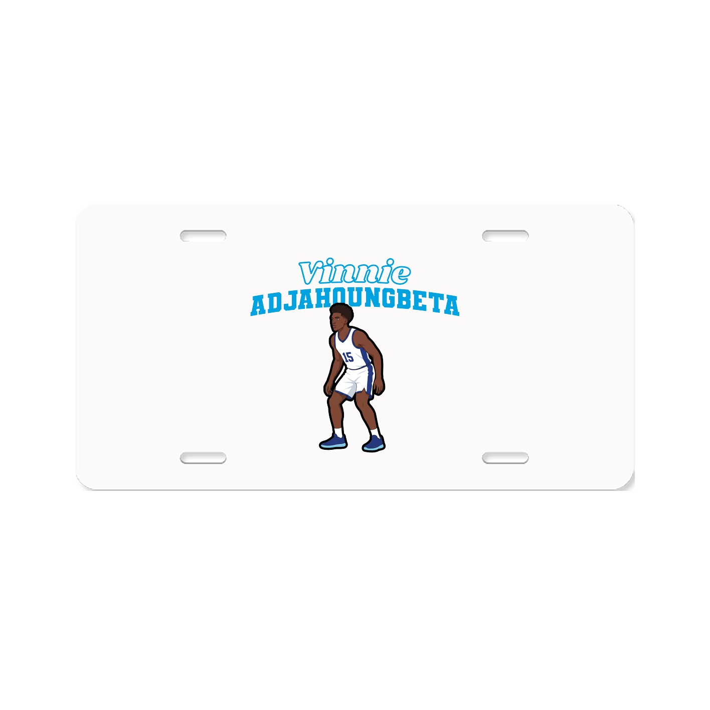 License Plate — Name Arch in Classic