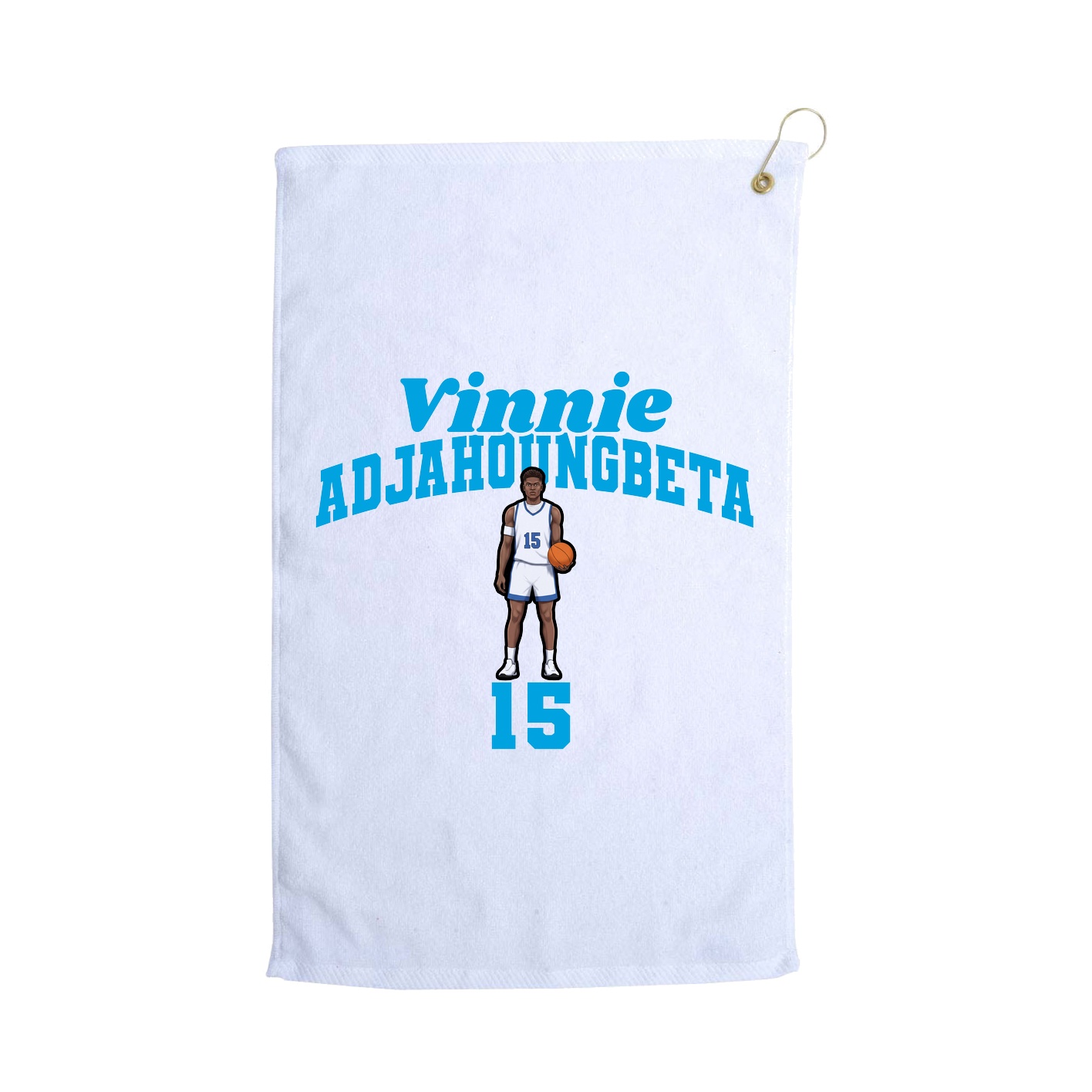 Golf Towel — Signature Arch in White
